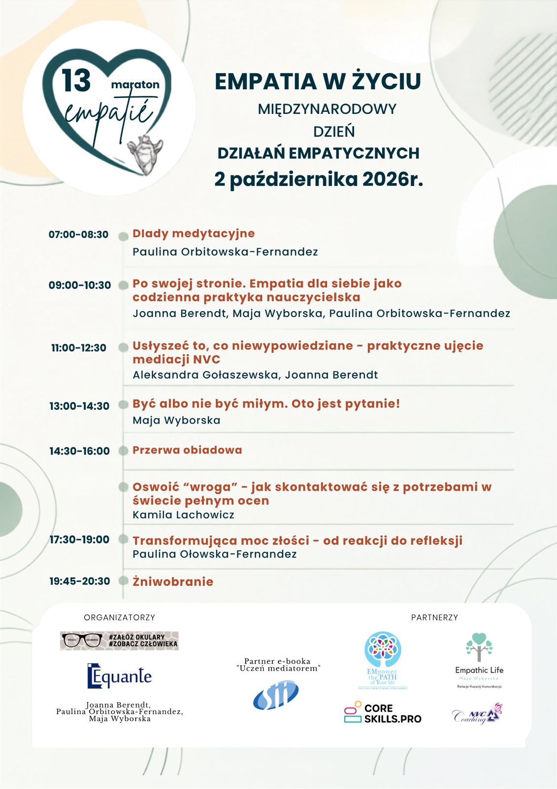 maraton empatii program Maja Wyborska EmpathiclIfe.pl